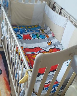 cameretta lettino fasciatoio armadio