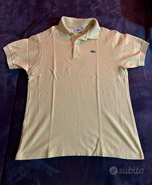 Polo Lacoste gialla taglia S