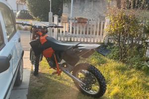 KTM EXC 125 targato omologato motard