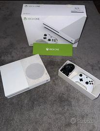 Xbox One S 500GB Bianca + scatola + controller