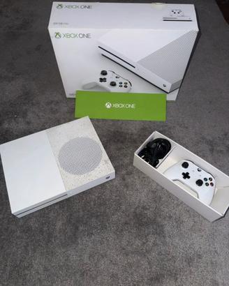 Xbox One S 500GB Bianca + scatola + controller