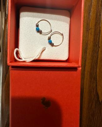 Dodo orecchini hoop mini granelli
