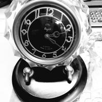orologi da tavolo in critallo russi anni 60