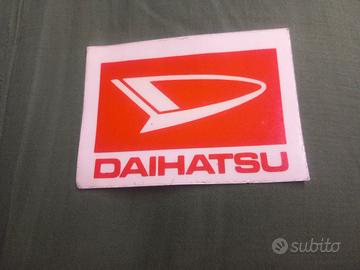 adesivo pubblicitario daihatsu