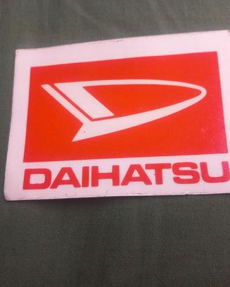 adesivo pubblicitario daihatsu