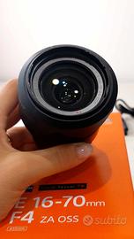 obiettivo Sony Zeiss 16 70