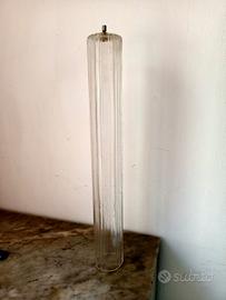 tubi in vetro soffiato lampadario 