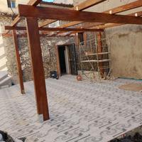 Pergolato tettoia in legno