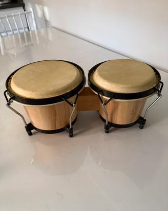 Tamburo bongo doppio 14 + 17 cm.