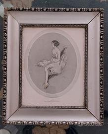 due disegni di Lewis Baumer