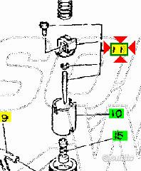 -Spillo conico Yamaha RD350 1UA1490J0000