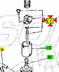 -Spillo conico Yamaha RD350 1UA1490J0000