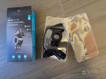 Caricatore doppio USB da manubrio per Moto / Scoot
