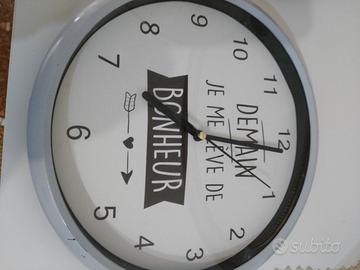 Orologio rotondo da parete cm. 24