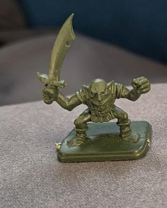 HeroQuest MB Goblin con scimitarr Min. Originale