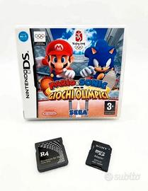 Gioco Nintendo Ds Mario e Sonic R4 e MicroSD