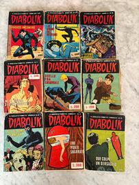 Diabolik anni ‘70 - batch 3 da 9 libri