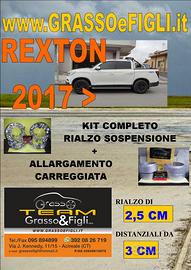 Rialzo Sangyong Rexton 2017> Sport Pickup