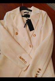 tailleur donna bianco/panna tg s