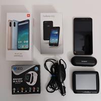 Lotto telefonia, navigatore e smart watch