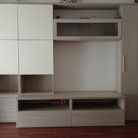 soggiorno bianco lucido e. beige 