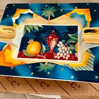 Posa cenere ceramica made in italy notte d'oriente