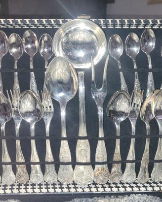 Set posate argento placcato 800