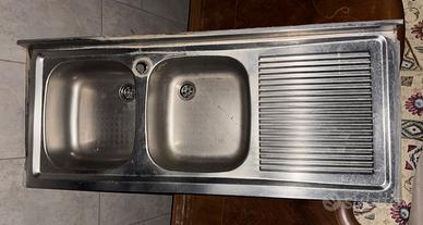 Lavello due vasche - inox