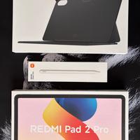 REDMI Pad 2 Pro + custodia tastiera + penna NUOVO