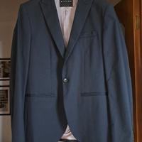 elegante giacca uomo SISLEY Blu Cotone 48