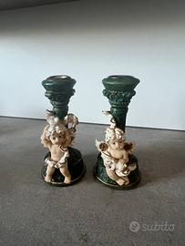 Candelabri in ceramica