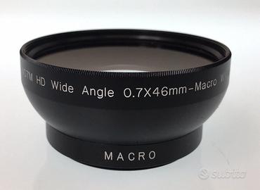 Ottica Grandangolare/Filtro Macro 0.7x 46mm