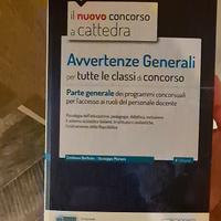 libro Avvertenze Generali concorso scuola