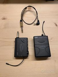 Sistema wireless per chitarra / microfono UHF