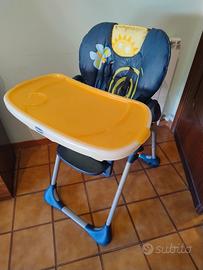 Seggiolone pappa Chicco regolabile con vassoio - O