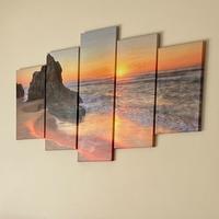 Quadro tramonto al mare