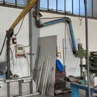 Trave verticale per saldatrice