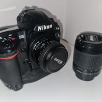 Nikon D3 +2 batterie +28-100 +50 f/1.8 +4xCF 32