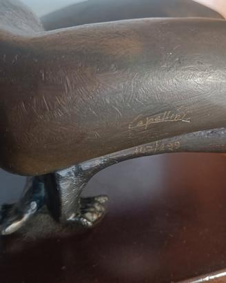 scultura in bronzo Sergio capellini