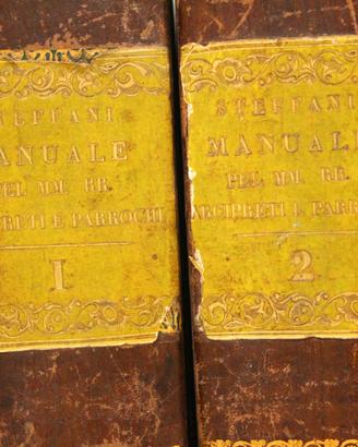Manuale Arcipreti  E Parroci Raro Completo