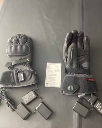 GUANTI DA MOTO RISCALDABILI PORDOI 12V NERO