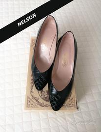 Scarpe Décolleté vintage handmade Nelson, mis. 37