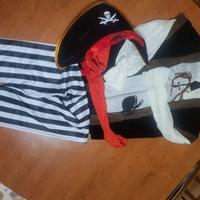 Maschera costume carnevale da pirata per bambini