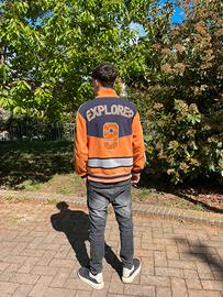 Felpa vintage stile anni 90, oversize