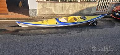 kayak vetroresina 4 mt e 20 e un gavone