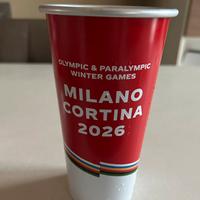 Bicchiere Coca Cola Olimpiadi Milano Cortina