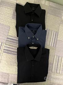 Tre camicie eleganti, taglia M