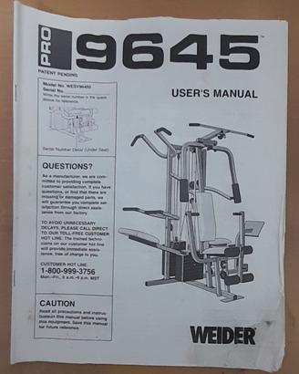 Palestra WEIDER pro 9645
