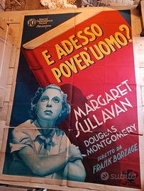 Manifesto cinema "E ADESSO POVER'UOMO?" F. Borzage