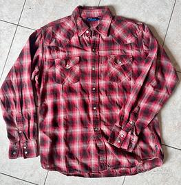 Camicia flanella Penfield bottoni madreperla